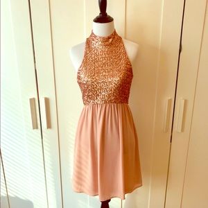 Pink Sequin Dress 👗